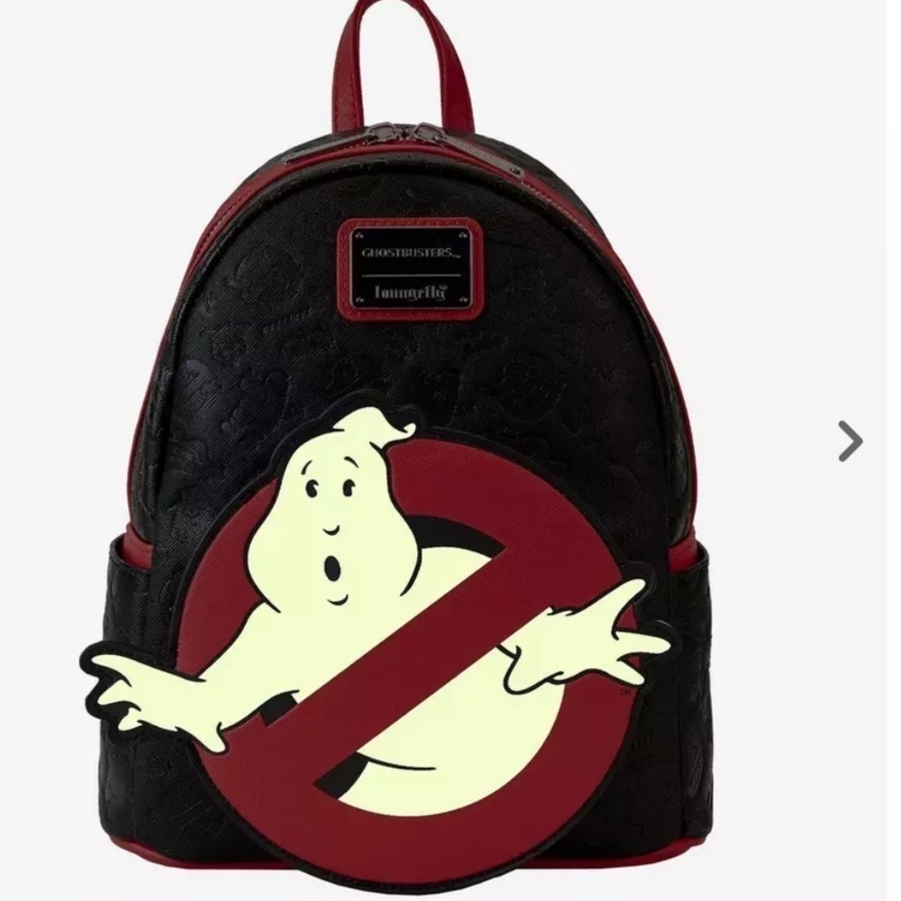 NEW Loungefly Ghostbusters Logo Glow-In-The-Dark Mini Backpack